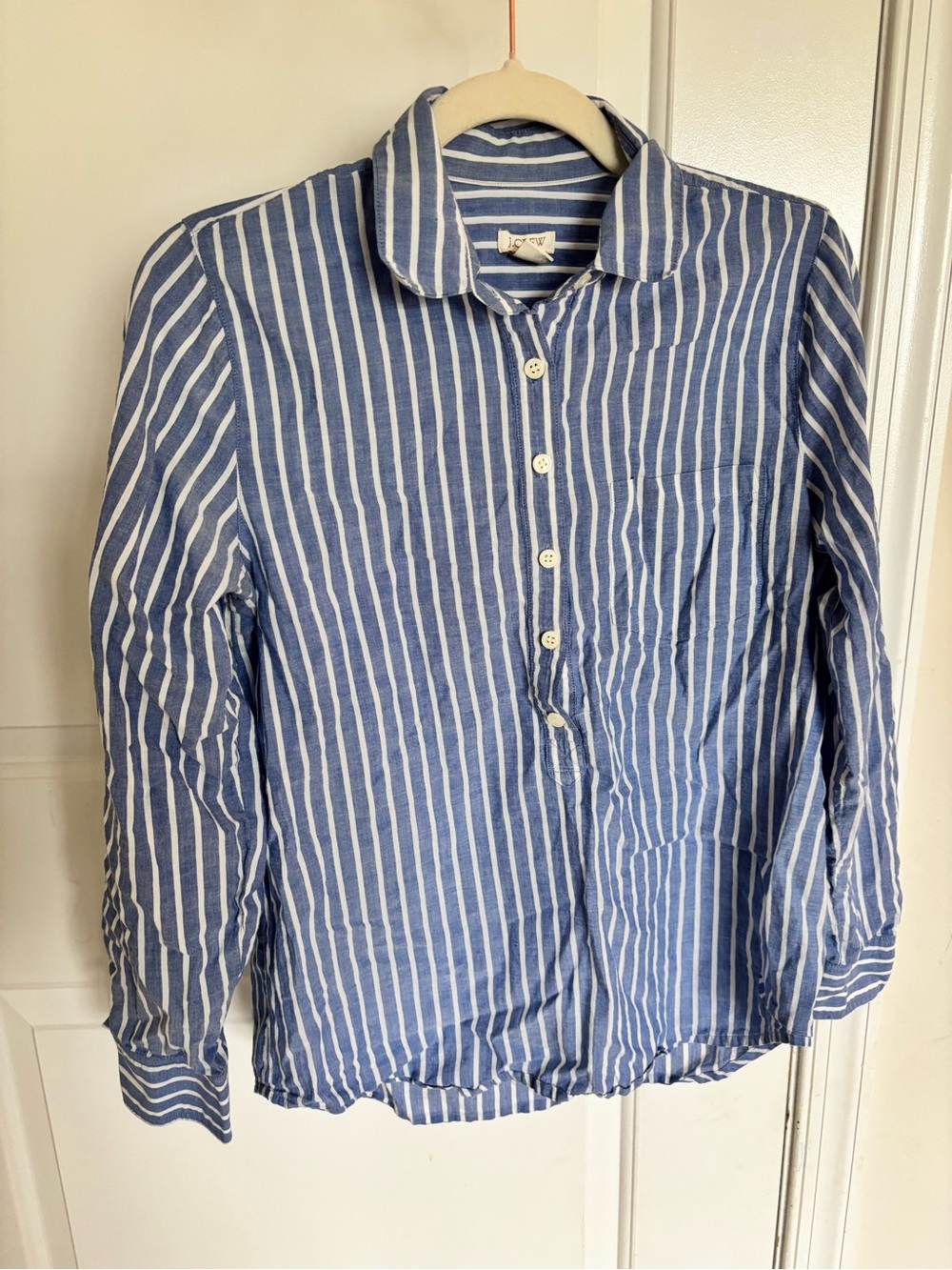 J. Crew Stripe Cotton Shirt